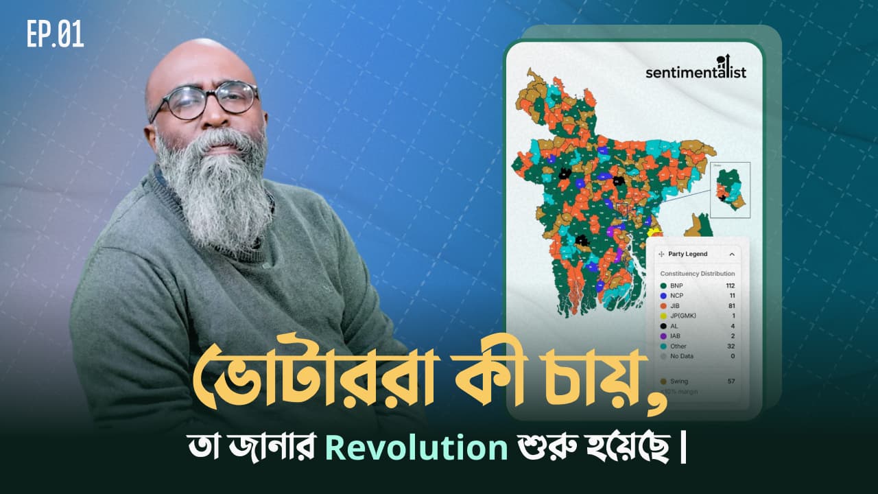 ভোটাররা কী চায়, তা জানার Revolution শুরু হয়েছে | Ep 1: The National Sentiment Dashboard